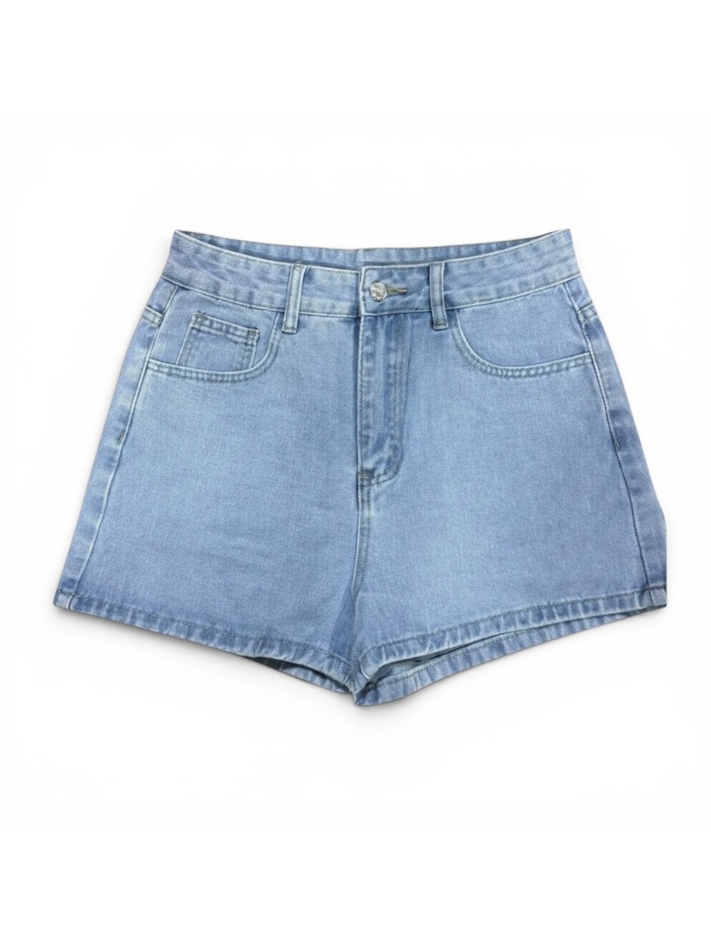 Denim Bow Pocket Shorts